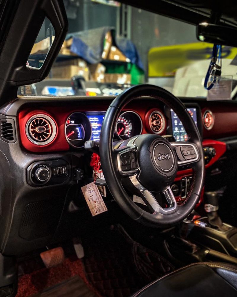 Maiker Air Vent LED Atmosphere Lights For Jeep Wrangler JL Accessories