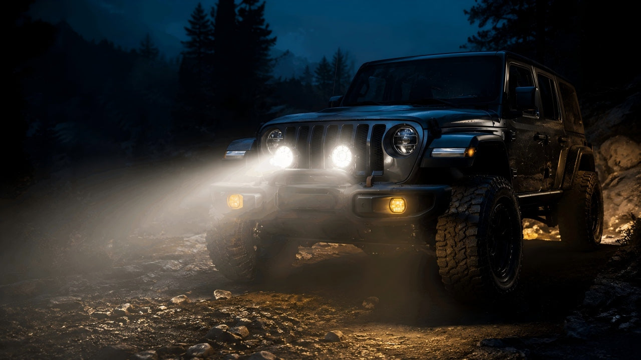 Jeep Flood Lights Guide: Auxiliary Lights for Night Trail Use