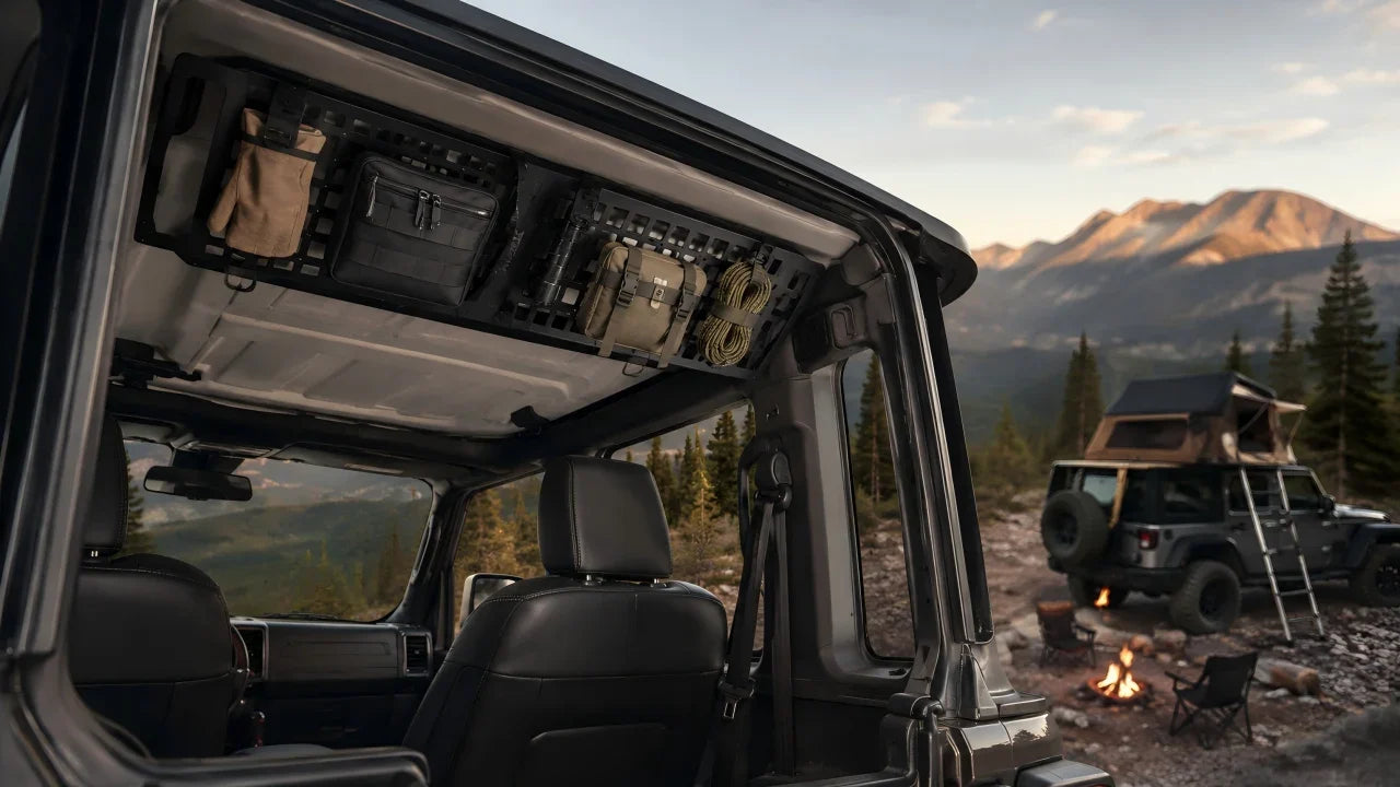 Jeep Rear Window Molle Panel & Storage Guide | Maiker Auto