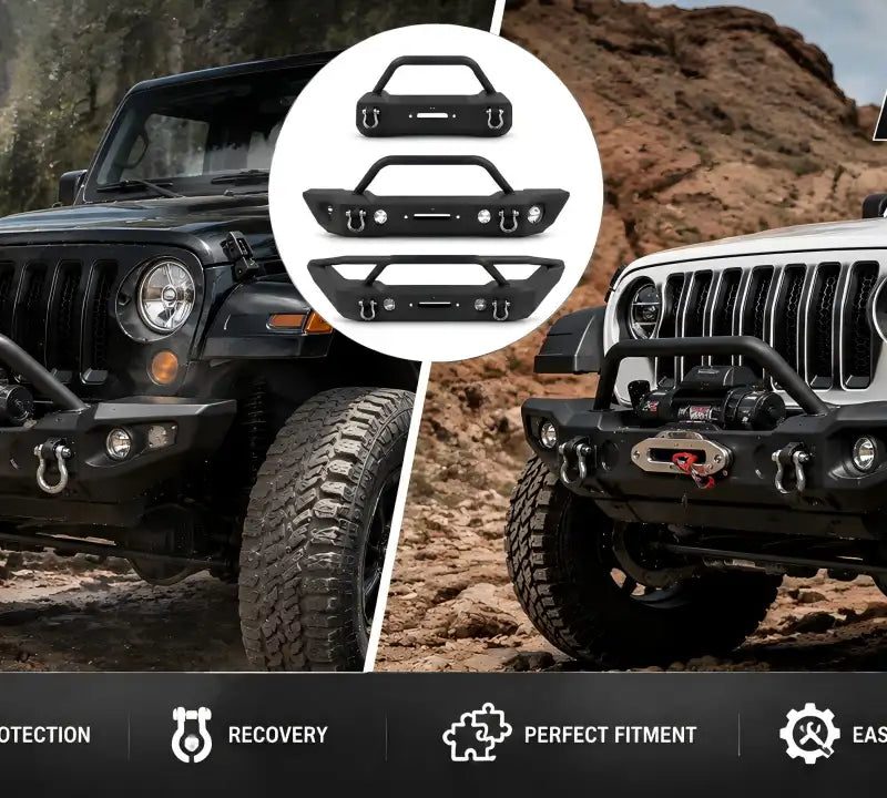 Jeep Wrangler Front Bumper Fitment Guide: JK vs JL