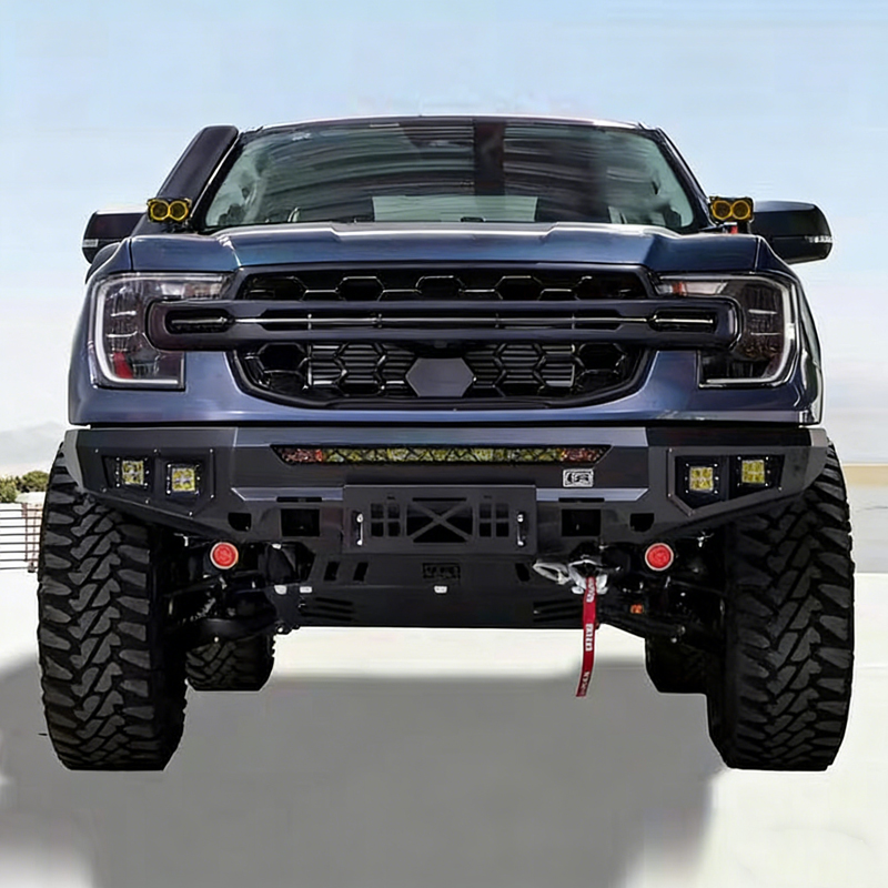 Khan & Tyrant Style Desert Front Bumper, Professional Off-Road Sand Running Heavy Duty Bull Bar