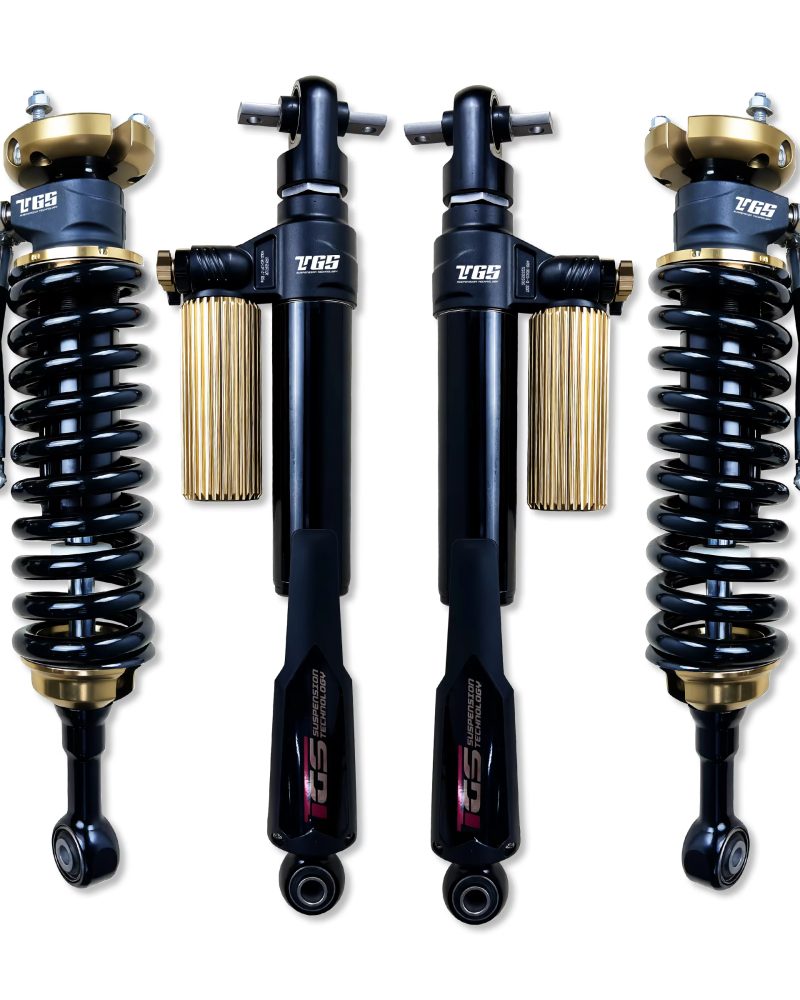 L 200 Dual-Circuit Bidirectional Adjustable Nitrogen Shock Absorber 2-3.5" Lift Kit Body Control Fits All Roads Protects Parts