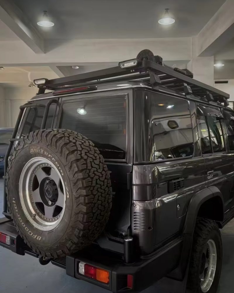 LC250 Steel Reinforced New Spare Tire Mount for Land Cruiser with Worry-Free Travel & Extreme Off-Road Capability
