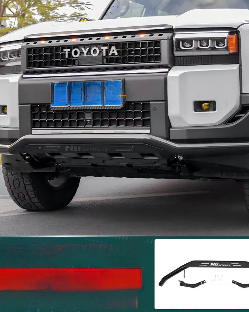 Manganese Steel One Piece Towing Rear Bar Square Receiver Anti Collision Tow Hitch Bar Fit for 24 26 LC250 Offroad Vehicle
