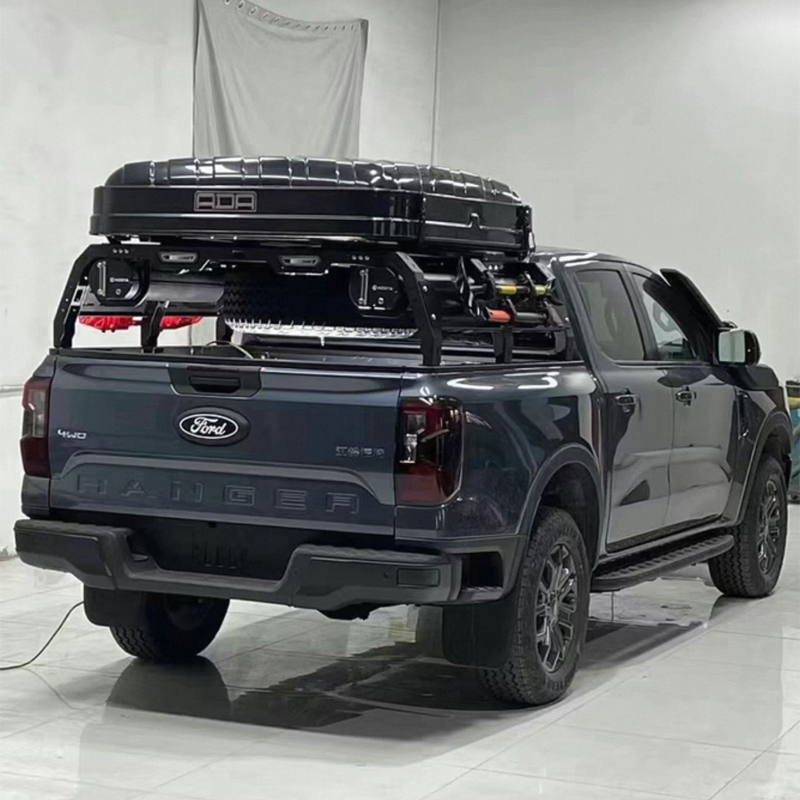 Manganese Steel Sliding Sport Bar Heavy-duty Truck Bed Protective Frame Tough Off-road Style Direct Bolt-on Non-destructive