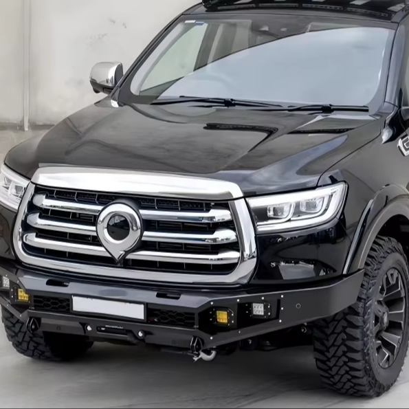 Matte Black Offroad Front Crash Protector Bumper Bull Bar Aftermarket Upgrade Parts for Cannon Asia Pickup Truck