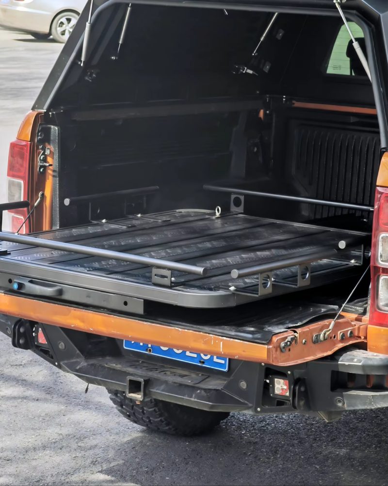 New Arrival Heavy Duty Pickup Bed Sliding Tray High Load Bearing Pull Out Cargo Slide Tray Rear Bed Modification Accessory