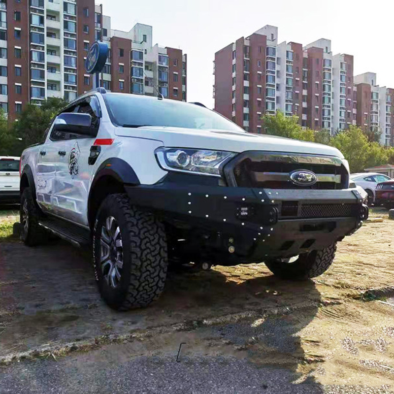 New Australian Style Racing Bull Bar Front Bumper Heavy-Duty Thickened High Strength Manganese Steel Off-Road Protection Crash