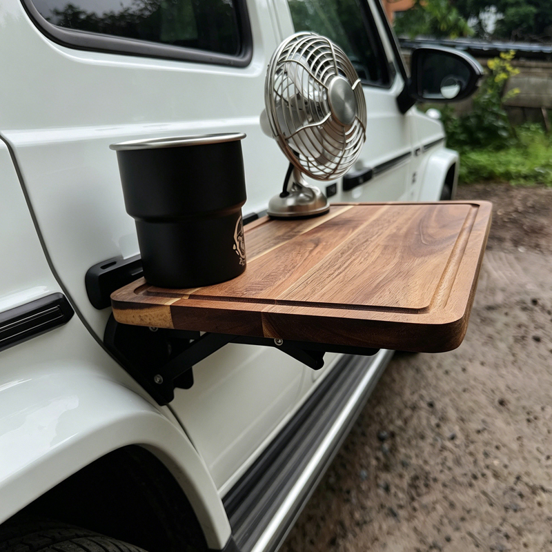 New Outdoor Camping Magnetic Folding Table Eco-friendly Universal Fit Portable Car Storage for Fishing & Tea
