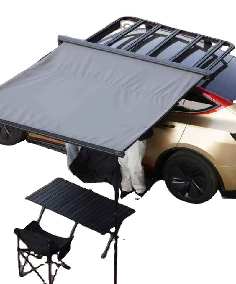New Upgrade Roof Rack for Tesla Models 3/Y/S/X Modular Design Expandable Storage Hides Long Strip Lights/Tents