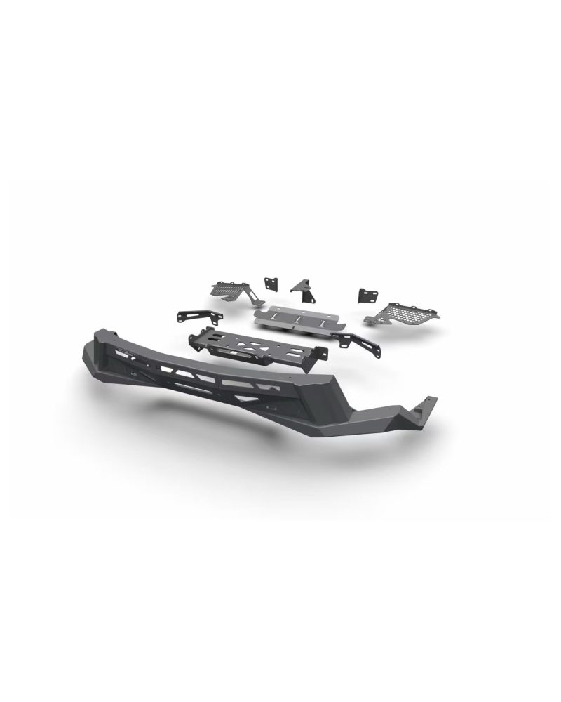 New Offroad Front Bumper for LX570 with Aluminum 4mm and Carbon Steel 3mm Inner