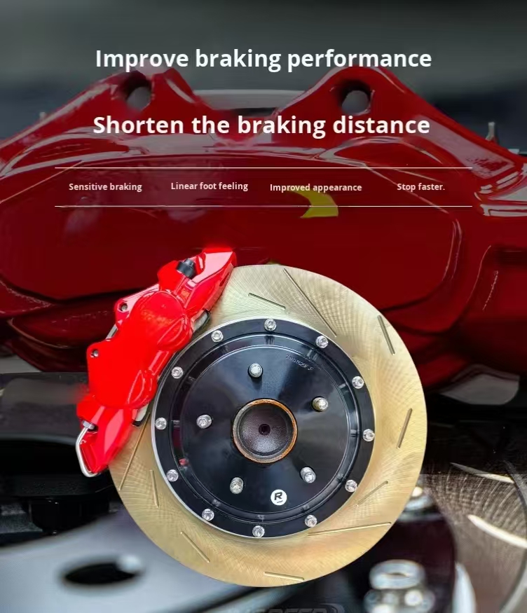 New P60ES Hard-Brake Calipers Modified to Ts4S Four-Piston Kit for Swift Golf Fit Touareg Jimny