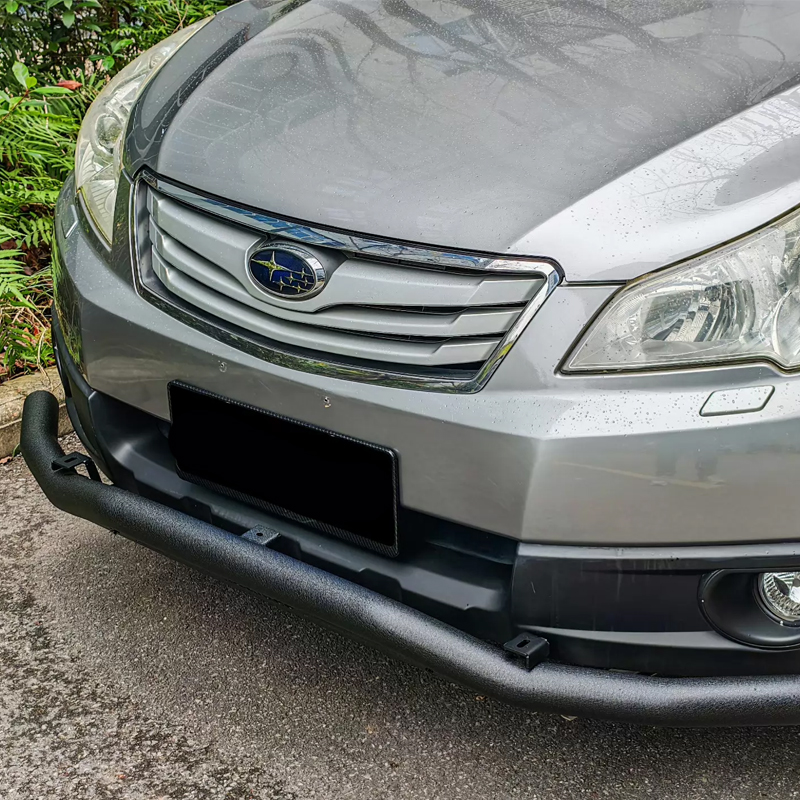 New Special Front Bumper for 4th Gen Outback BR Durable Stainless Steel Black for Off-road Protection Upgrade