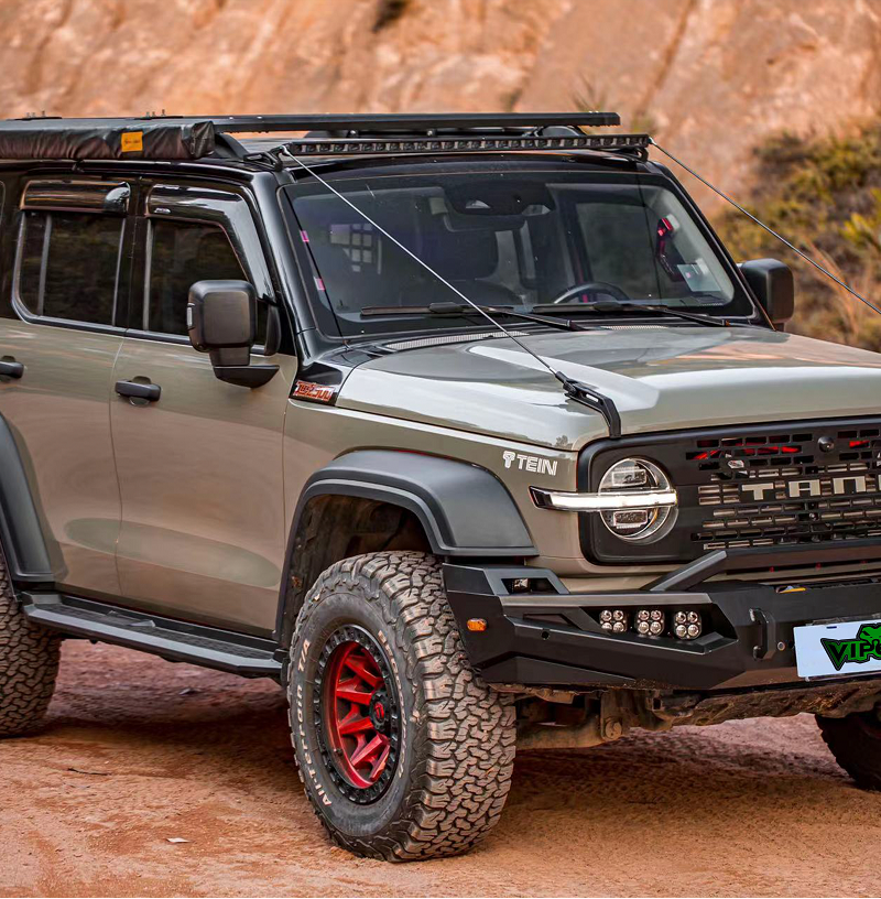 New WEY Tank300 Front and Rear Side Bars Pillager Aluminum Bumper Buy a Set Get 199USD Free U-HOOK