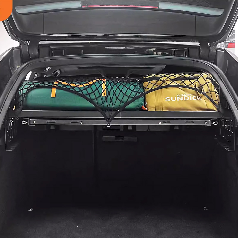 New for 02-09 Model Aluminum Alloy Trunk Modification Rack Non-drilling Installation Old Model Vehicle Trunk Expansion Shelf