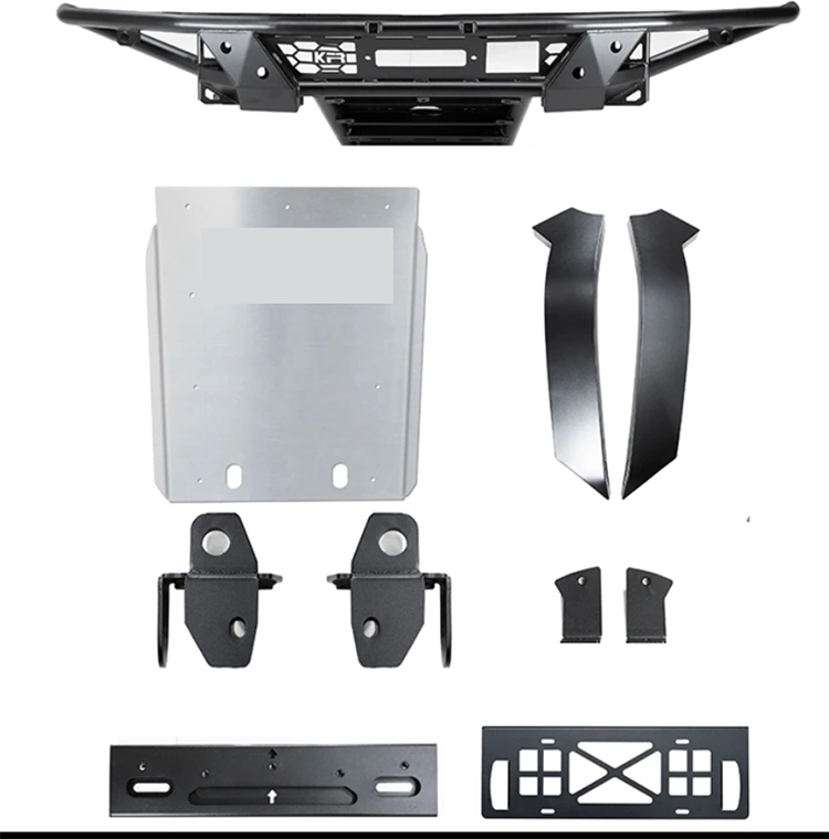 New for 2013-2017 Dragon King Front Bumper Off-Road Bar Sturdy Stylish Carbon Steel Wear-Resistant CrashProof