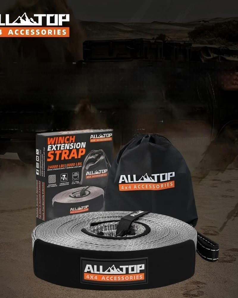 GWM All Models ALL-TOP Winch Extension Strap-Grey