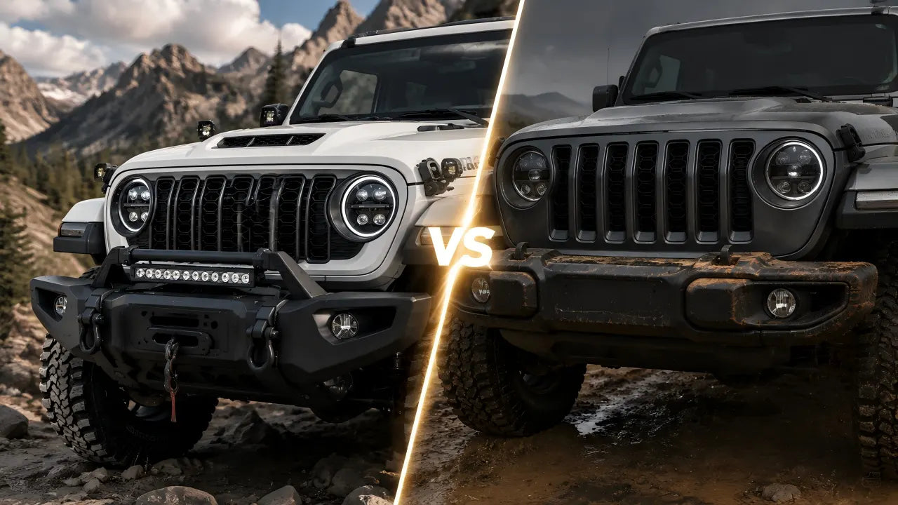 OMU Genesis vs Steel Bumper for Jeep JL & Gladiator JT