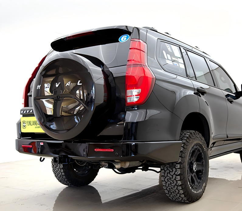 Off Road Rear Protection Bumper With Tow Bar Corrosion Resistant Alloy Steel 4x4 Modified Accessories Fit for H9 SUV