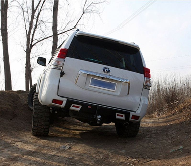 Off Road Steel Rear Bumper Guard for LC150 Anti Collision Back Protective Bumper Auto Exterior Modification
