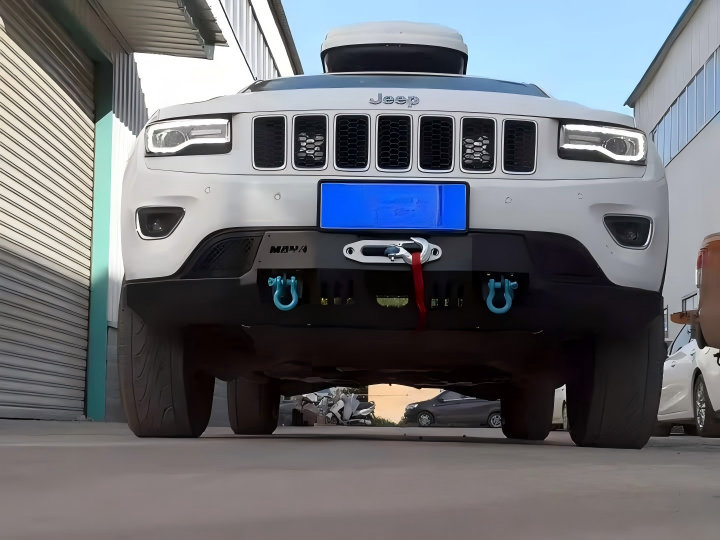 Offroad Steel Front Rear Bumper Side Step Anti-Scratch Side Bar Fits ZJ WJ WK WK2 WL Offroad SUV