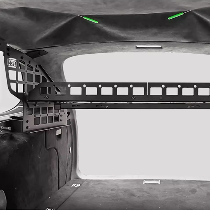 Old Cayenne 02-09, Aluminum Alloy Trunk Rack, Vehicle Trunk Expansion Modified Storage Shelf