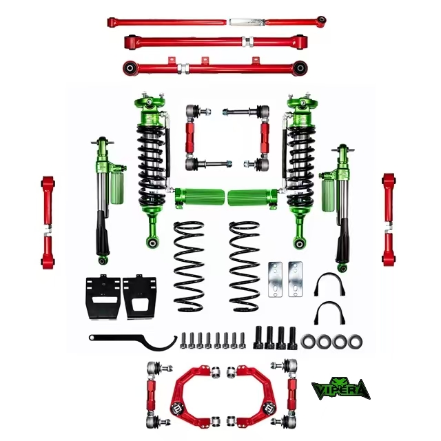POER Single-Circuit Bidirectional Nitrogen Shock Absorber 2-3.5" Lift Kit Body Control Fits All Roads Protect Parts Color Custom