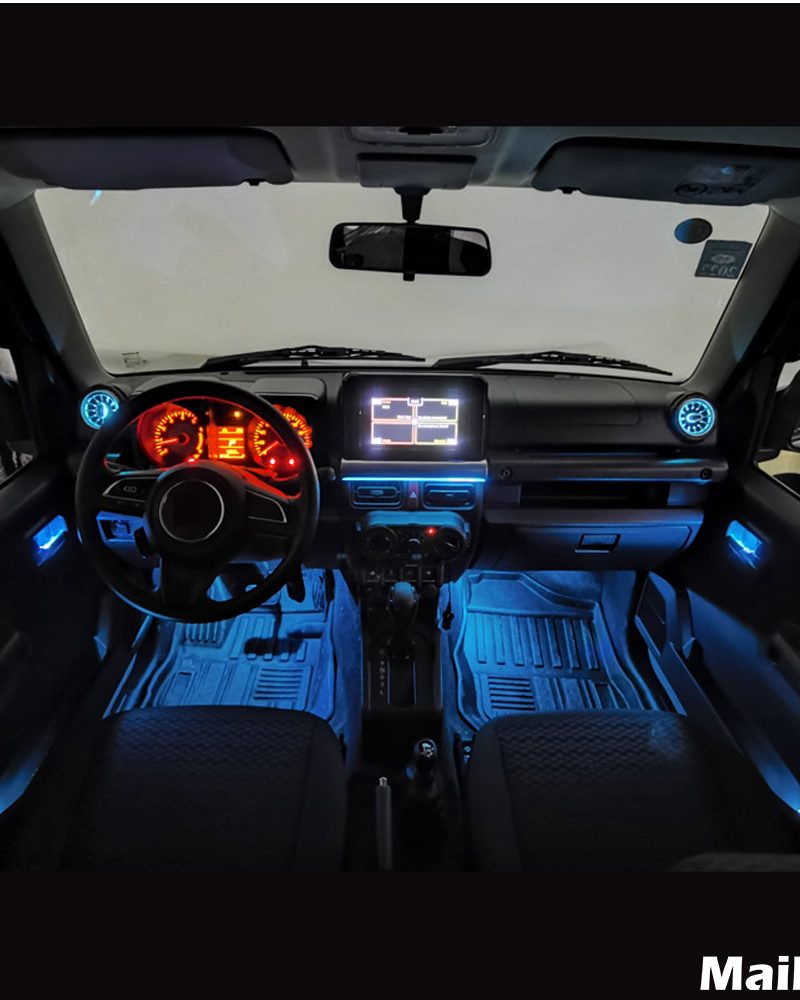 Maiker LED Atmosphere Light Air Vent for Suzuki Jimny JB64 JB74 Accessories