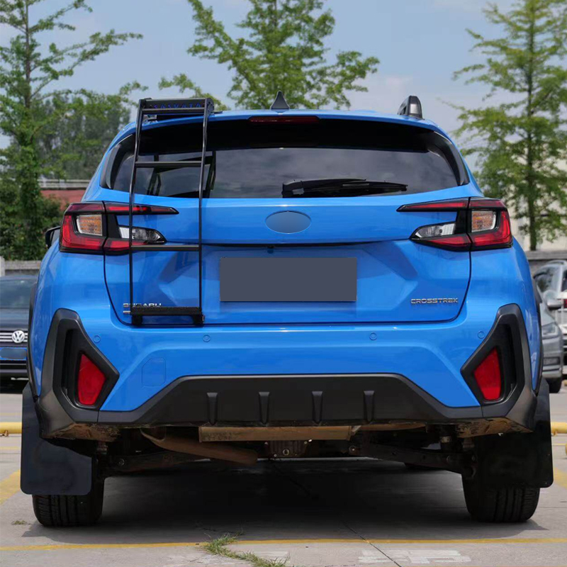 Rear Tailgate Ladder for Forester XV Crosstrek, 4X4 Offroad Camping Rear Hatch Climbing Step SUV Exterior Mod Parts
