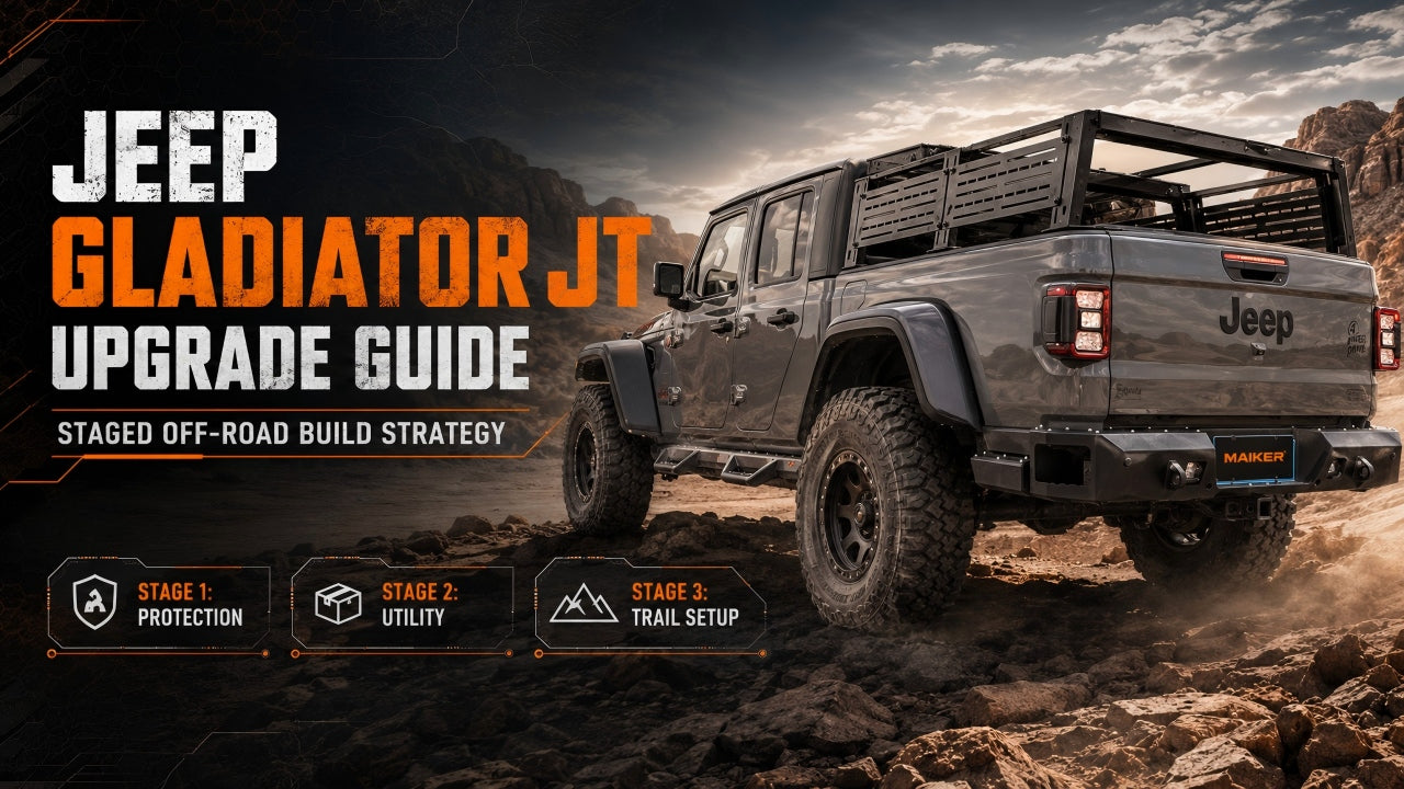 Jeep Gladiator JT Upgrade Guide: Staged Off-Road Build Strategy