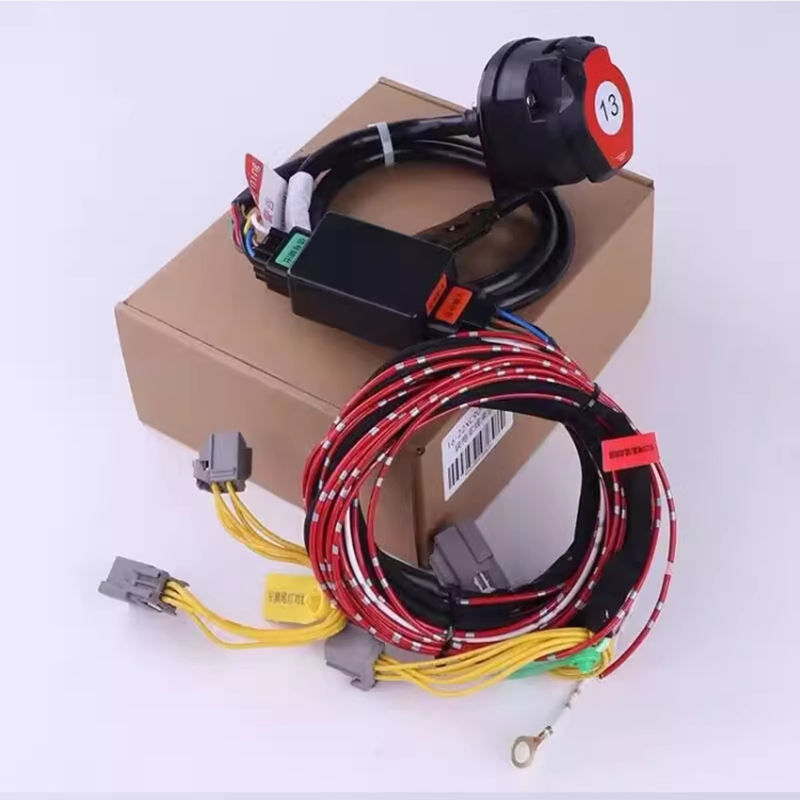 Special Trailer Wiring Harness European 7Pin/13Pin American 7Pin Waterproof Dustproof Black Trailer Power Socket Tail Light