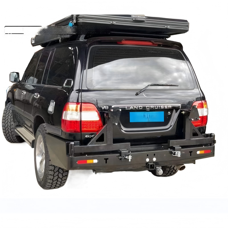 Steel Crash Guard Front & Rear Protective Bumper Bull Bar Compatible With LC100 LC105 4X4 Off-road Accessories