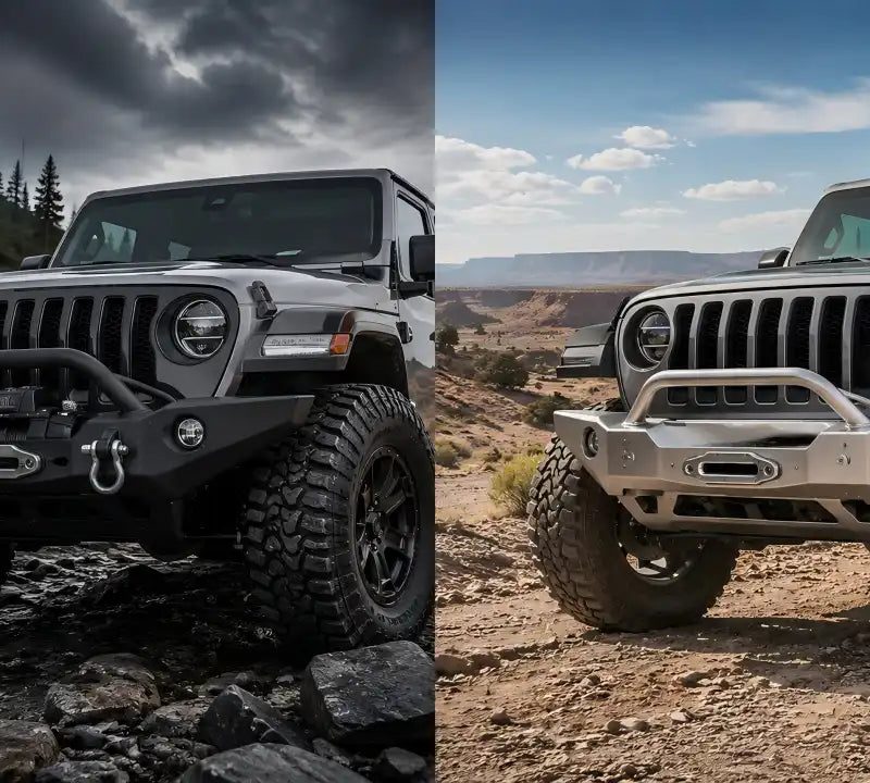 Steel vs Aluminum Jeep Wrangler Front Bumpers