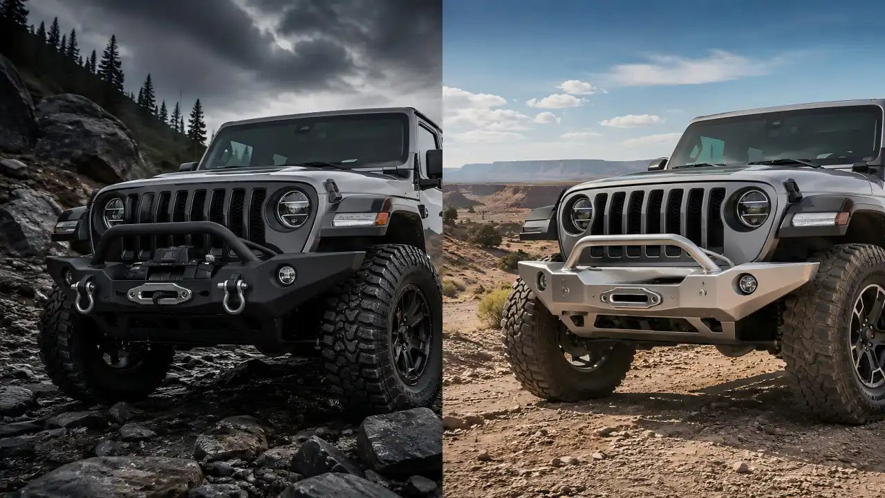 Steel vs Aluminum Jeep Wrangler Front Bumpers