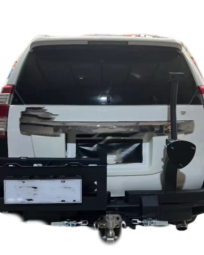 The Rear Bumper with Tire Rack and Oil Drum for Lc150 10+
