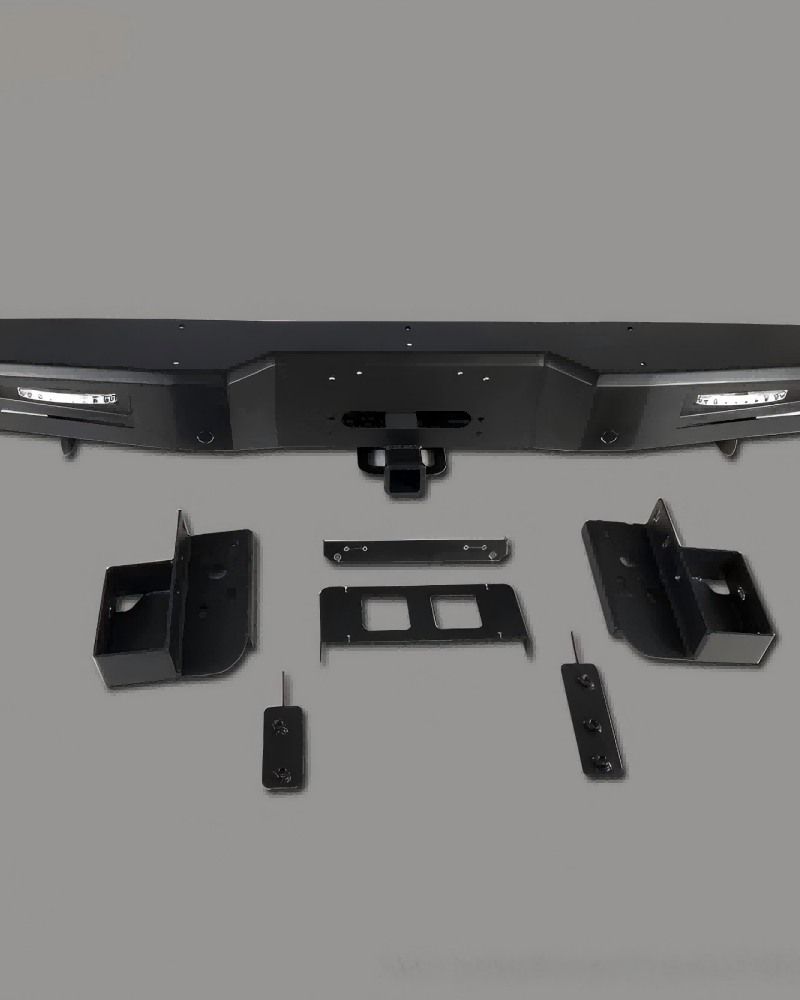 Thickened Carbon Steel Rear Competitive Anti-Collision Bumper Offroad Parts for Triton L200 Pickup