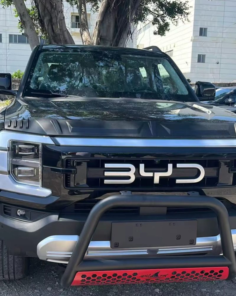 U Type Front Bumper, Bumper & Manganese Steel Anti-Collision Engine Skid Plate For SHARK6 Pickup