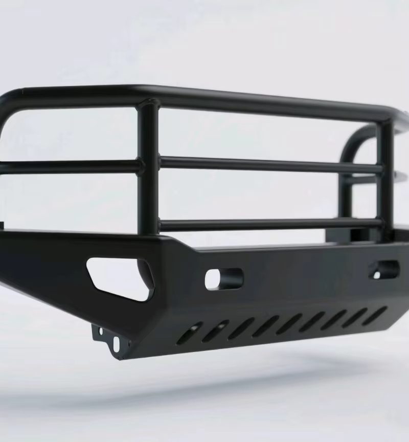 BJ40 Bull Bar New Manganese Steel High-Strength Protection Off-Road Modification Enhance Tough Style Black