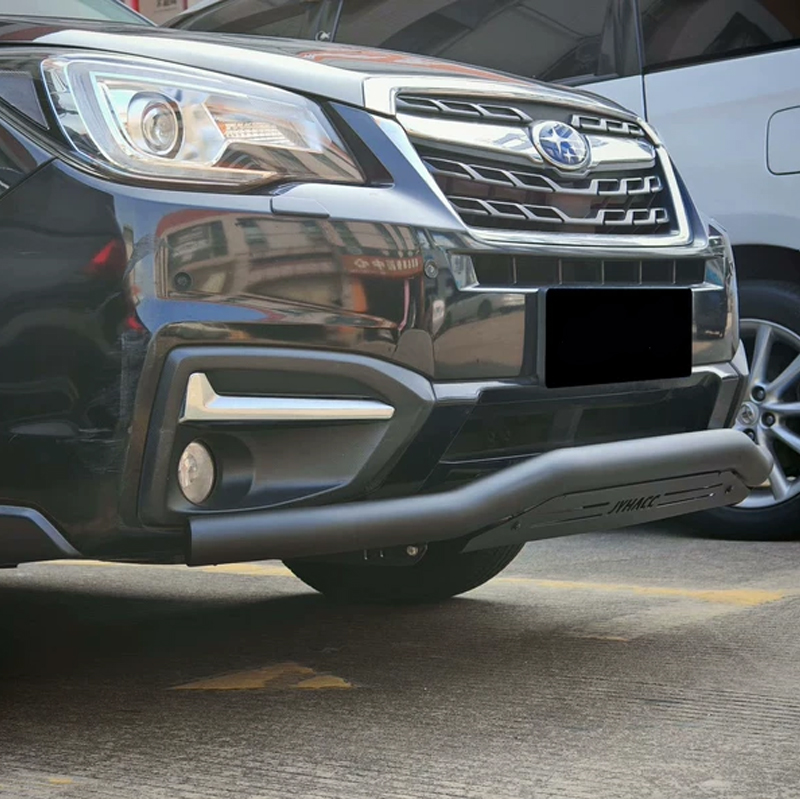 Fourth-generation Forester SJ Dedicated Side Bumper 304 with Spotlight Bracket Black New Non-destructive Installation