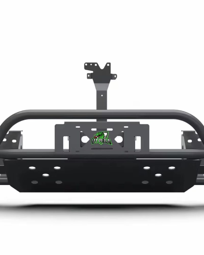 3-6mm Front Bumper for Cayenne 955/957/958 Touareg Carbon Steel Black New Offroad Accessory