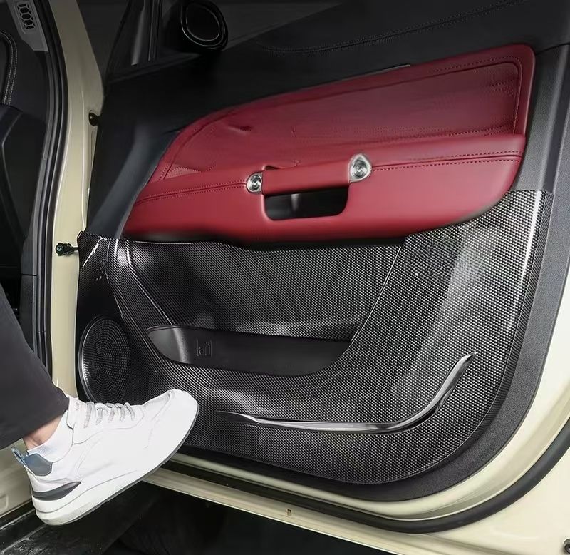 New Carbon Fiber Pattern Anti-Scratch Protective Panels for Tank 300 SUV 2020 Car Door Anti-Kick Interior Performance