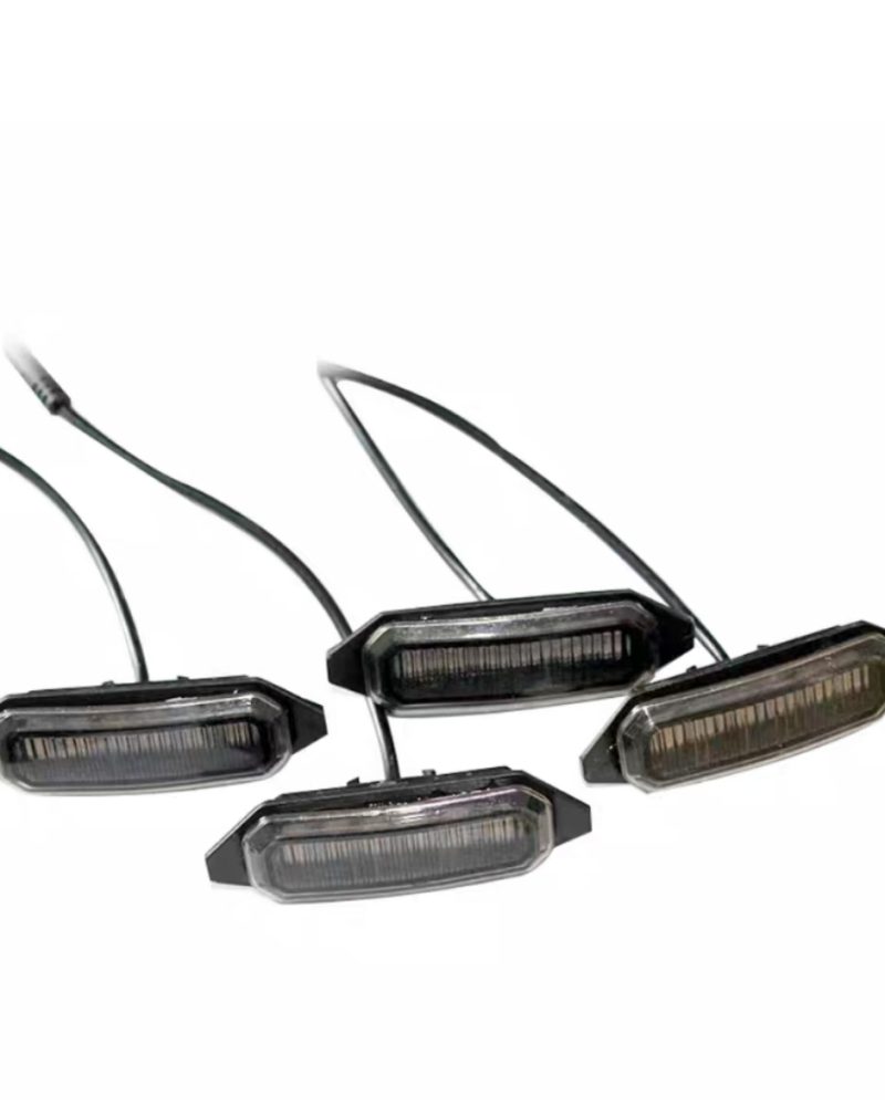 New Tank 300 SUV 2020 Front Grille Yellow Strobe Lights Steel Car Spotlight for Retrofit Upgrade