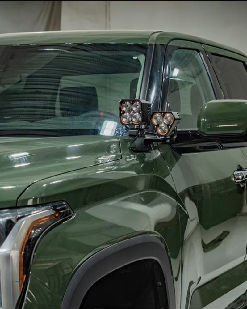 Steel A-Pillar Dual Light Brackets for New Condition Enhance Off-Road Lighting Effect Retrofit/Upgrade