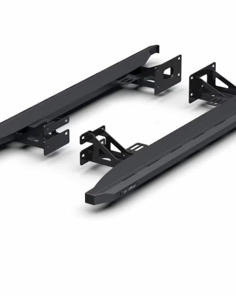 for Side Steps Bumper Carbon Steel Black LED Boosts Visibility Scratch-Resistant Eases Getting In/Out