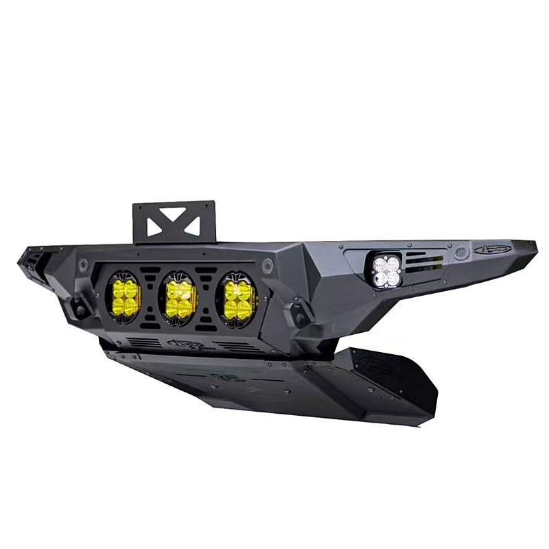 Wholesale New Off-road 4X4 High-Strength Steel Front Bumpers with Tow Hook Bolt-On for Mustang 2021+