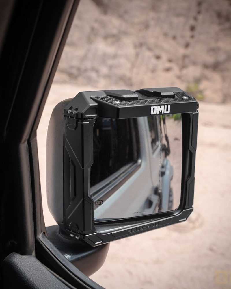 OMU Genesis Rearview Mirror Cover Rain Shield For Jeep Wrangler JL/Gladiator JT