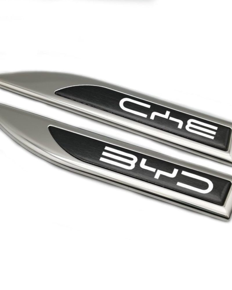 BYD 3D Metal Blade Emblem Decor