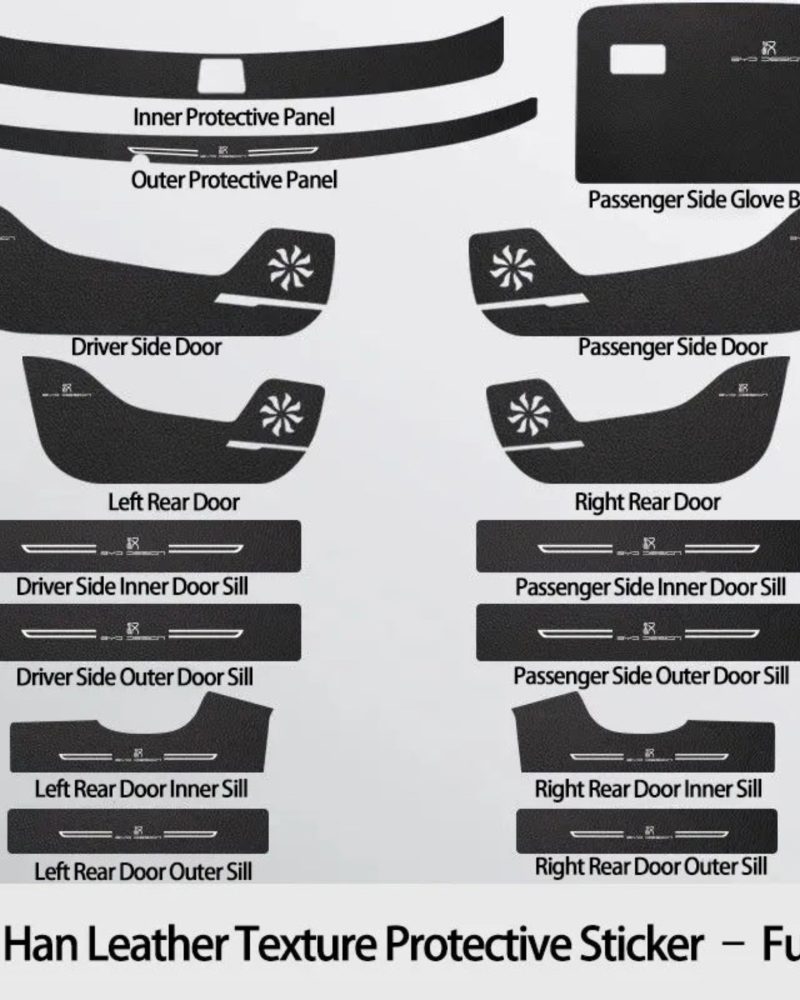 BYD Han Leather Texture Protective Sticker