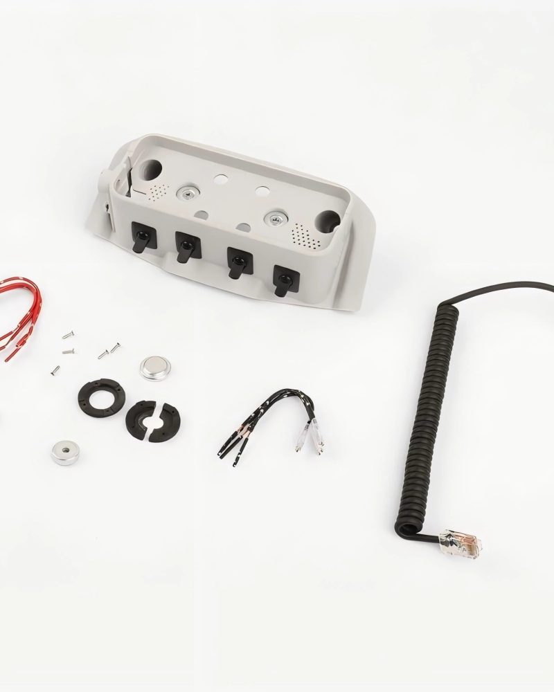 Gwm Tank Overhead Radio Mount with 4-Gang Switch Panel Magnetic Mic Dock