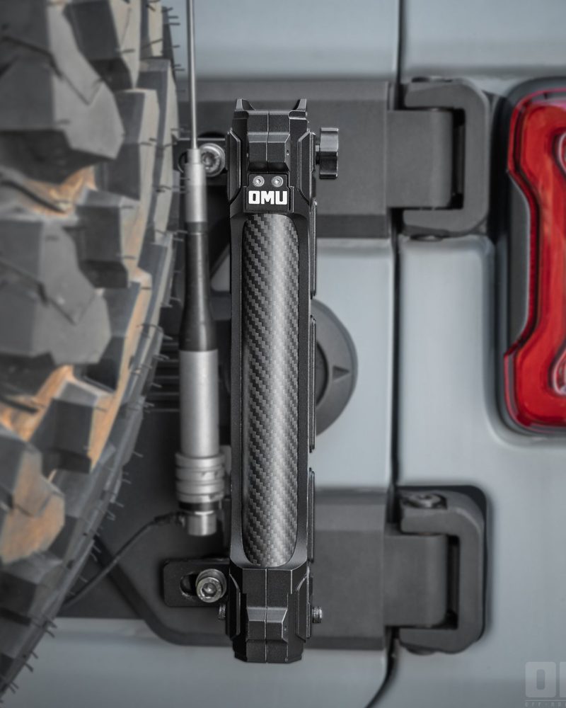 OMU Genesis Series Aluminum Flagpole Holder Brakcet for Jeep Wrangler JK JL